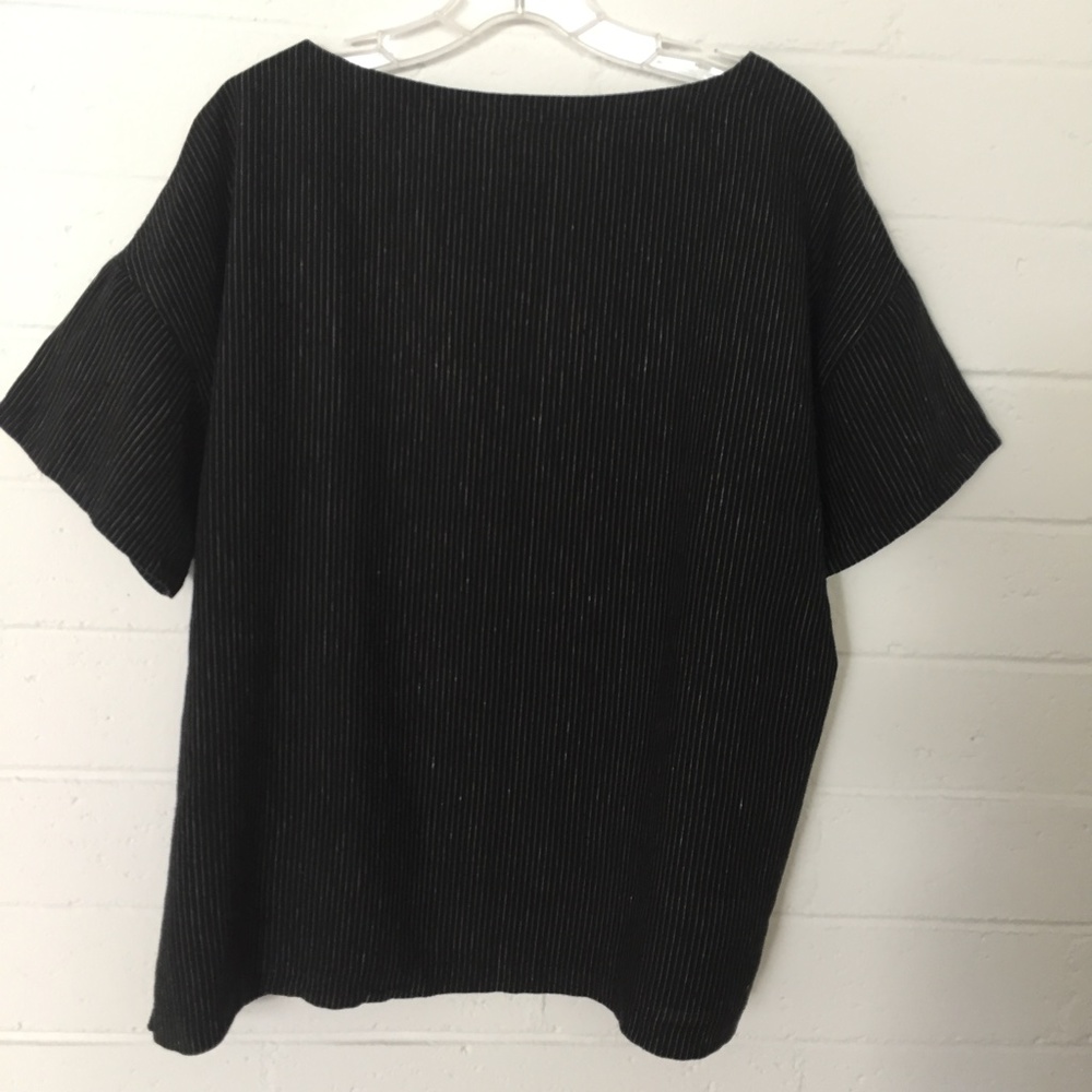 Eileen Fisher Pinstriped Top M - Picture 5 of 10